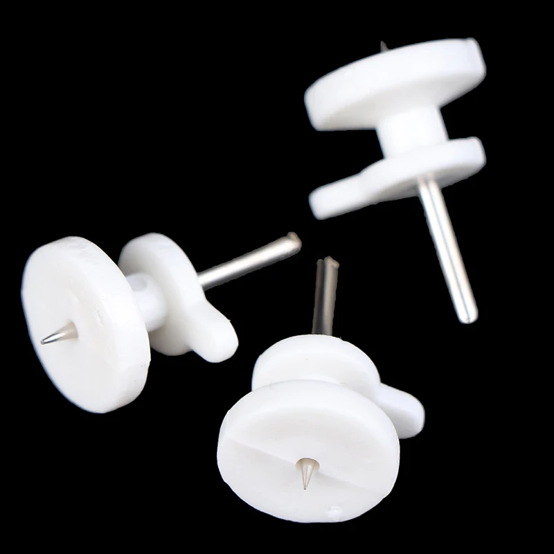 -10Pcs New Small Wall Mounted Hooks Non-Trace Nail for Concrete Cinder Block Hardwood