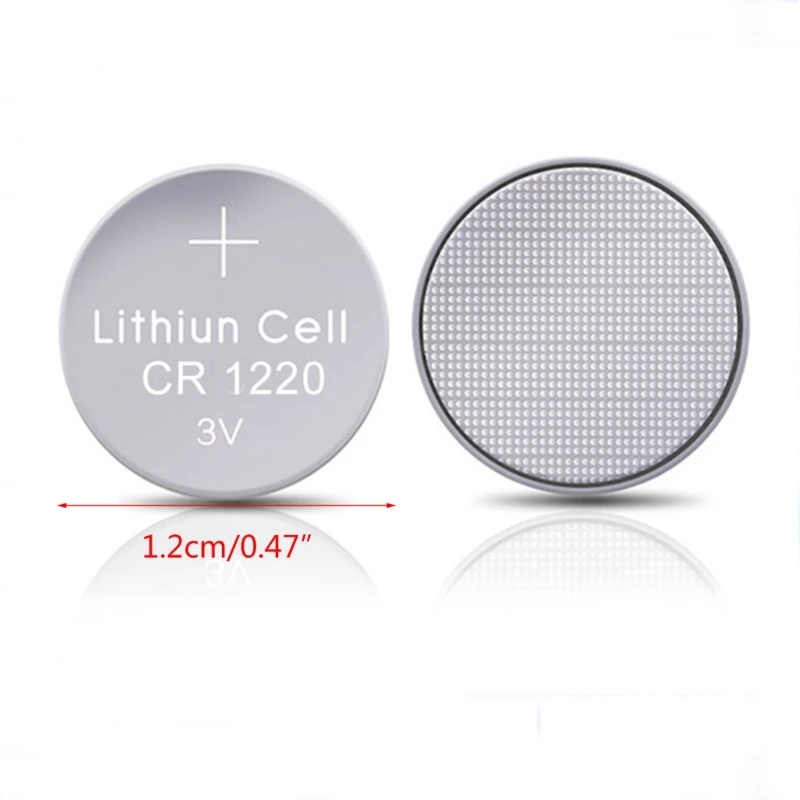 2023 New 5/10pcs CR1220 High Power Button Cell Battery Coin Battery Coin Cell 3V Button Battery for Watch Remote Key Power
