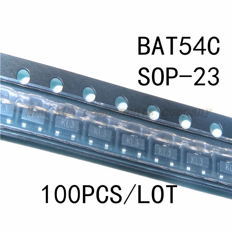 100PCS/LOT BAT54C S…