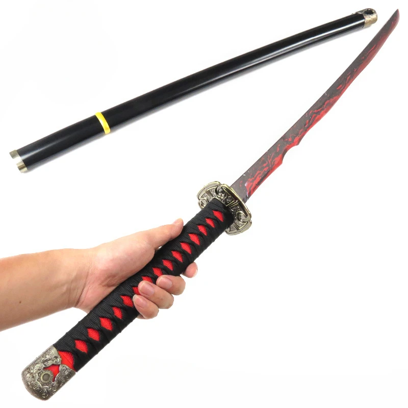 105cm Rivers of Blood Sword Moonveil Game Peripherals Weapon Model Cosplay Desktop Model Ornament Artifact Replica Collections