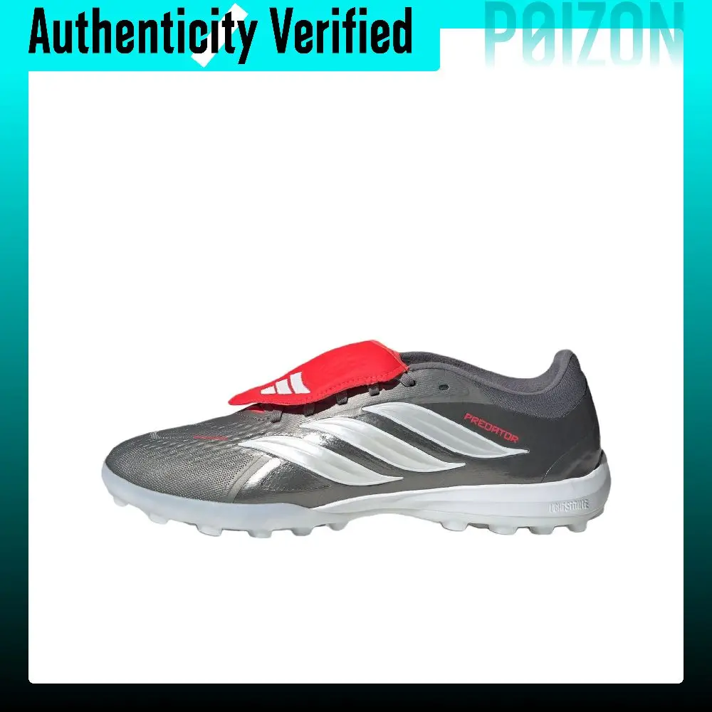Adidas PREDATOR PRO TF Turf Soccer Shoes Unisex Gray White JR7864