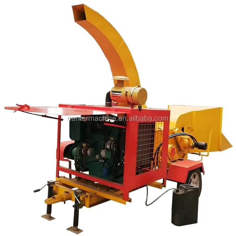Portable Wood Shredder for Garden Branches and Yard Debris