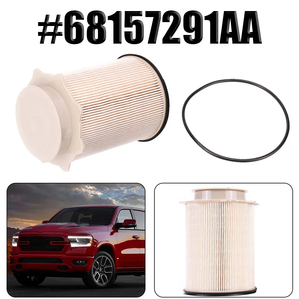 Filter Diesel Fuel Front Kit MO 291 O-Ring Parts #68157291AA Replacement Truck 2013-2018 2500 6.7L Accessories