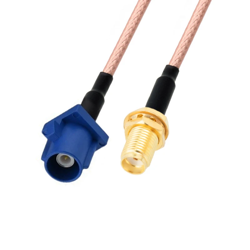 RG316 HF-Koaxialkabel SMA Stecker-Buchse auf Fakra C Stecker-Pigtail-Jumper Auto-Navigations-GPS-Antennenadapter – Detail 7
