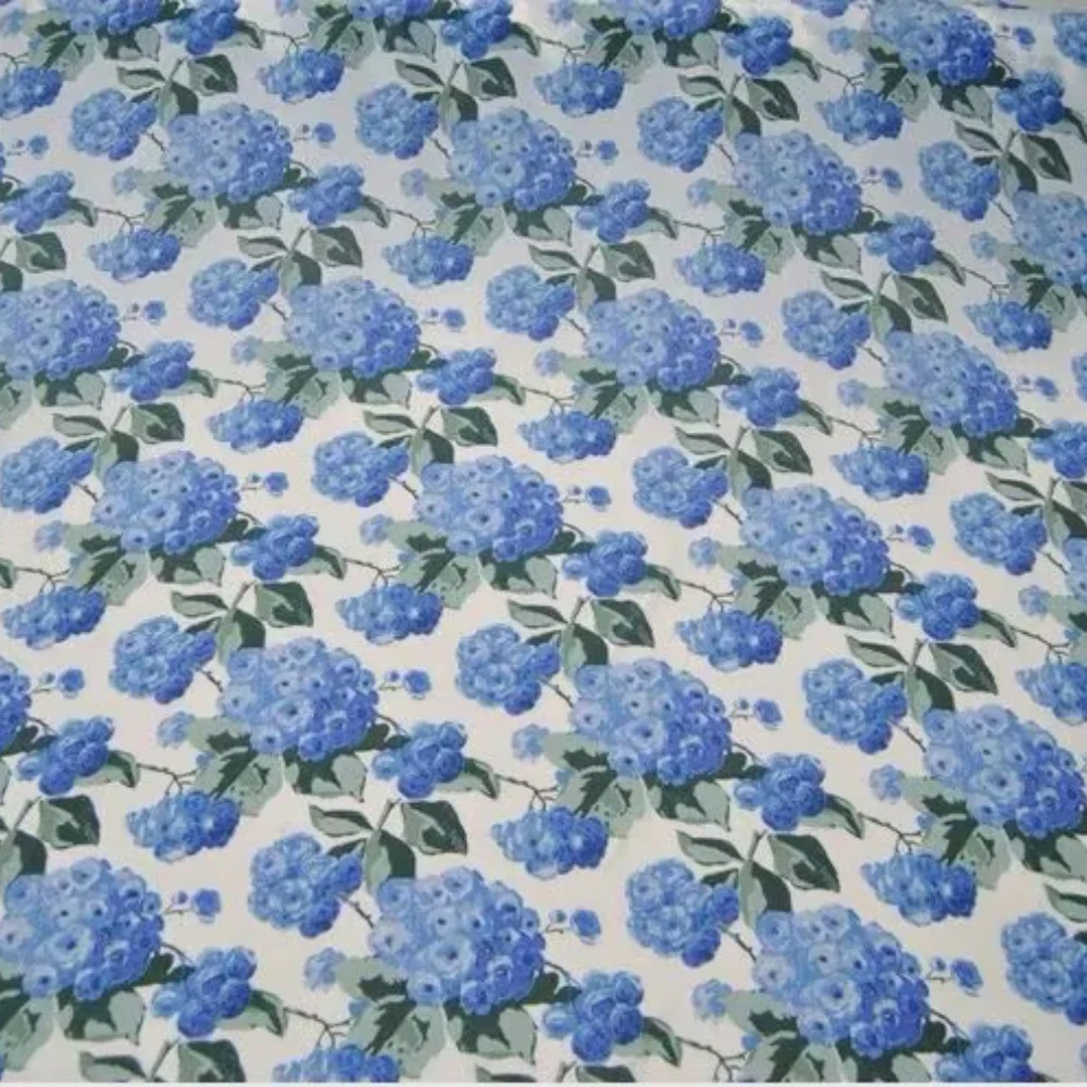 Refined Style Flower Printing Design Gentle Soft Good Material Nice High-end Silk Crepe De Chine Fabric for Women Holiday Dress