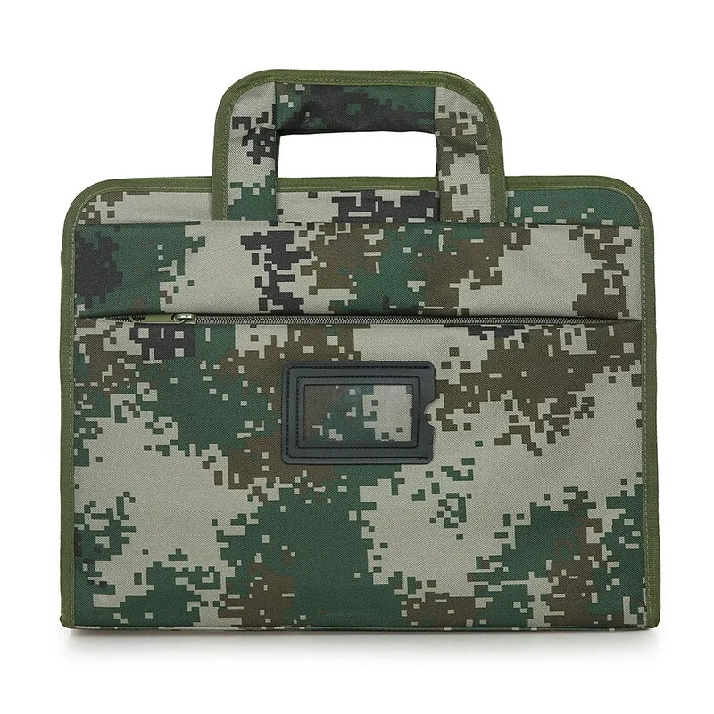 Starry Sky Camo Bag Green Computer Public Document Handbags SIMOER 826