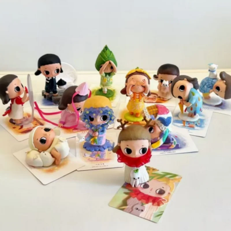 

POPMART Nyota Four Seasons Timeless Series Figurine Blind Box Soft and Plush Lifestyle Toy Gift Ornament