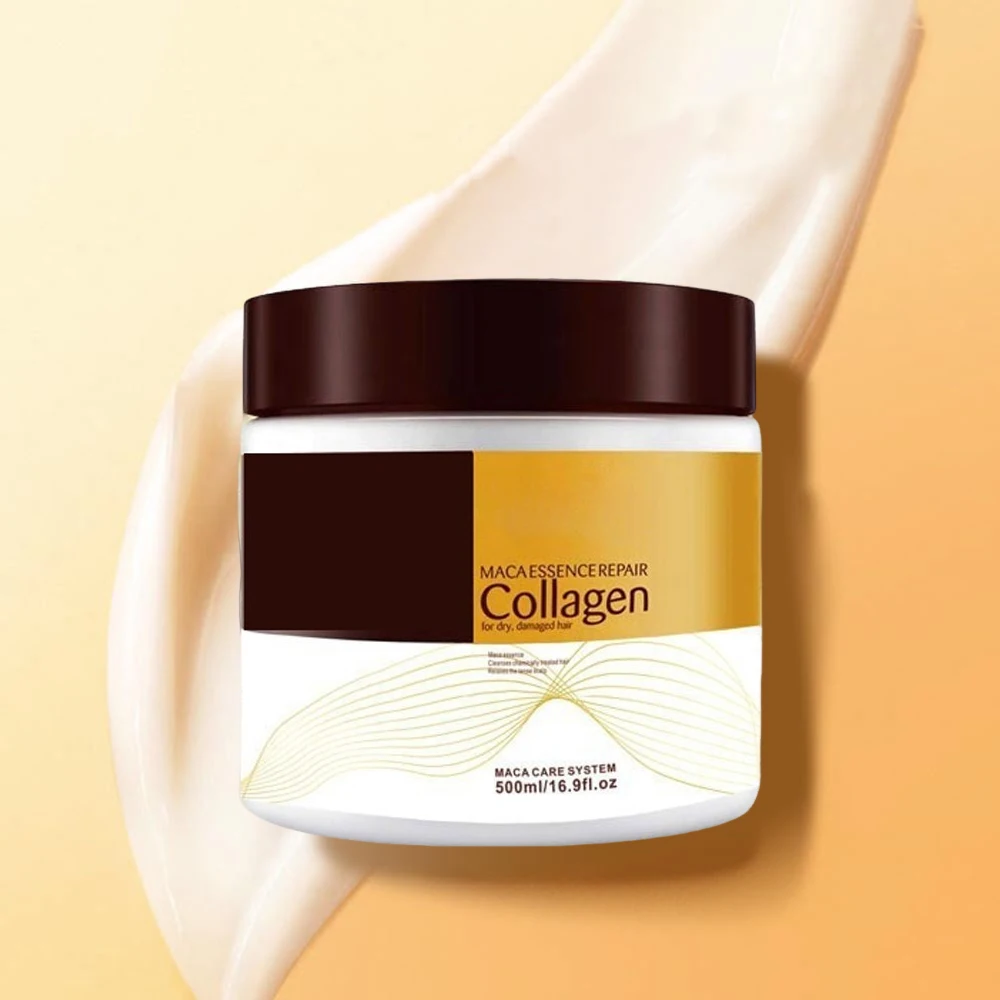 Tratamiento de colágeno para el cabello, aceite de argán para acondicionamiento profundo, mascarilla de colágeno, esencia para todo tipo de