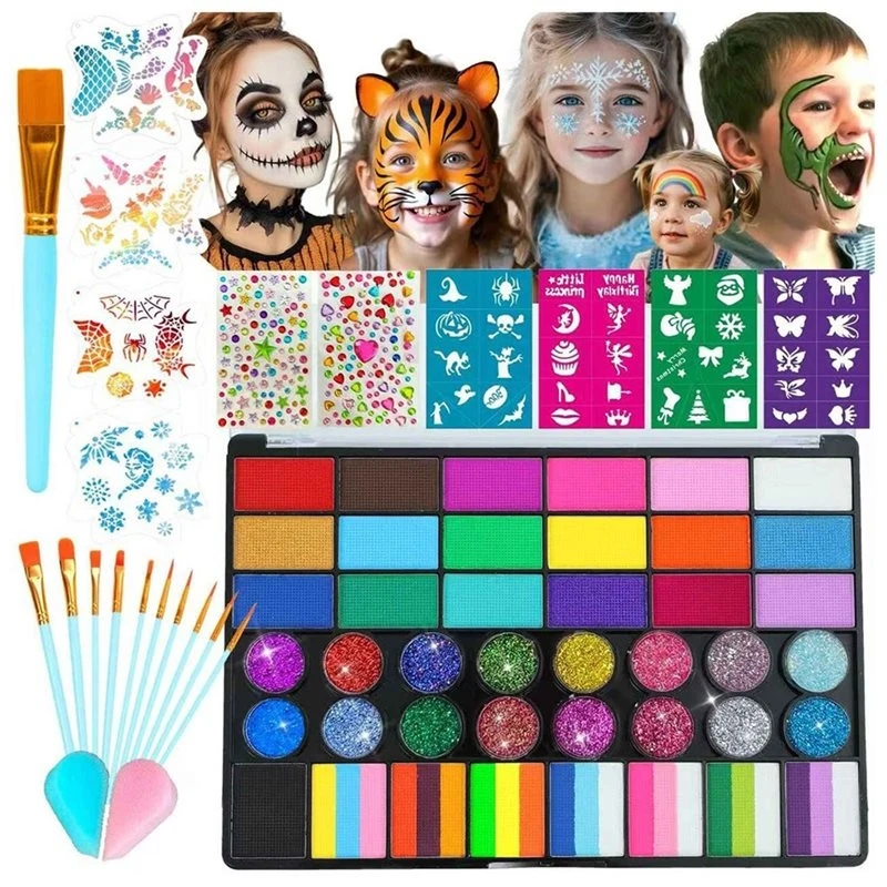 a27u-upgraded-children's-face-painting-set-42-colors-makeup-set-for-parties