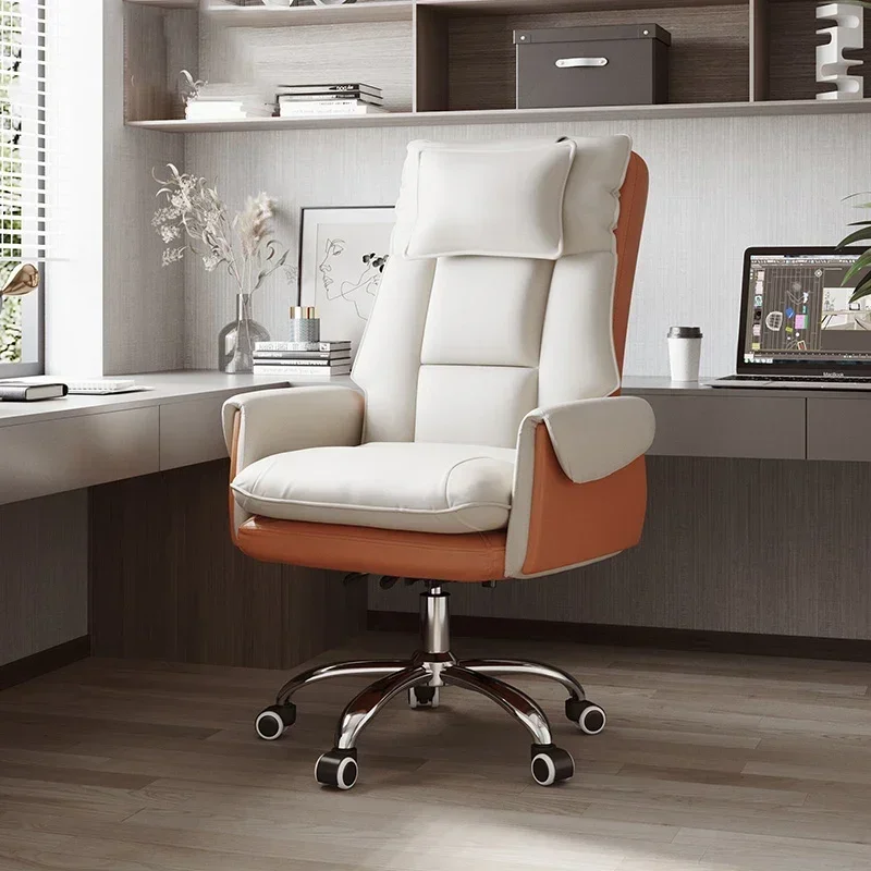 

Computer Accent Office Chair White Ergonomic Lounge Comfortable Luxury Recliner Chair Designer Chaise De Bureaux Home Furniture
