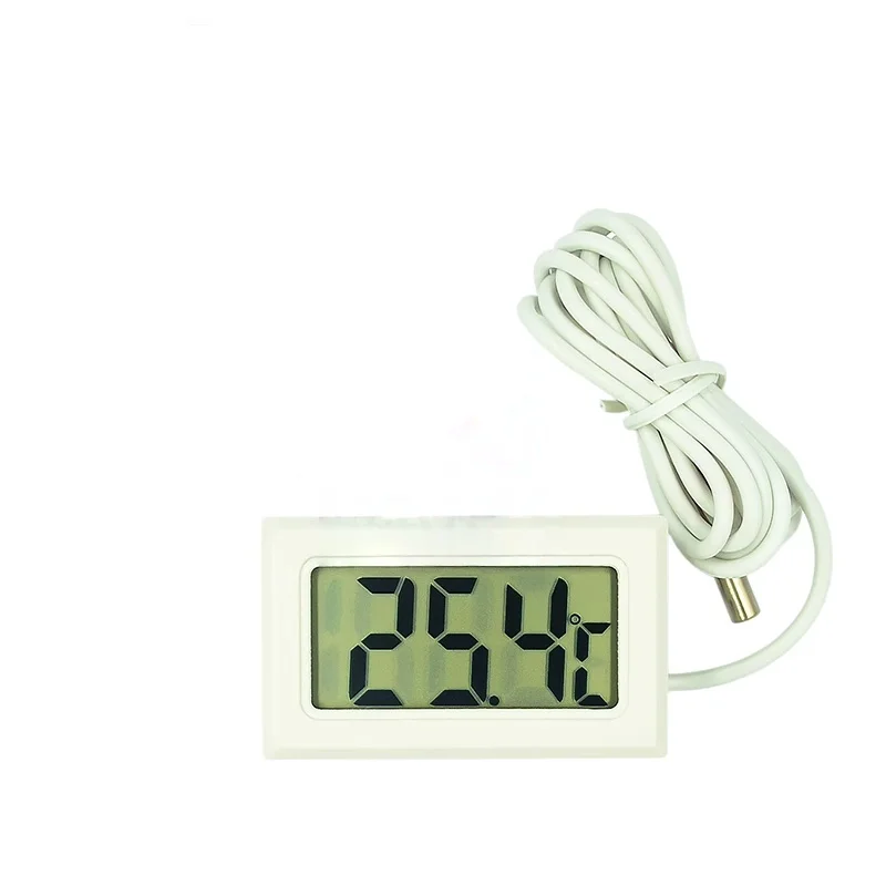 Mini Black white Digital LCD Indoor Convenient Temperature Sensor Humidity Meter Thermometer Hygrometer Gauge