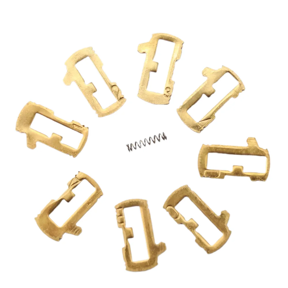 200Pcs/lot brass SIP22 Car Lock Repair Accessories Car Lock Reed Lock Plate for Fiat 8 types each 25pcs