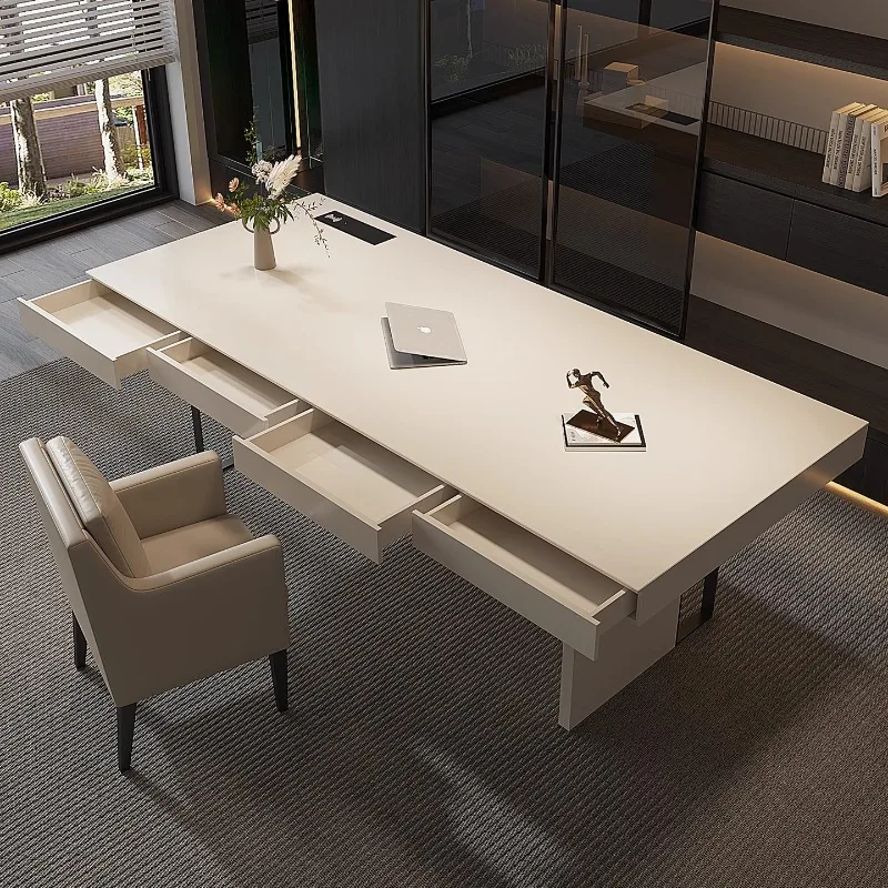 Reception Unique Office Desk Aesthetic Luxury Simple Dining Interior Office Desk Standing Minimalist Tavolino Lounge Furniture