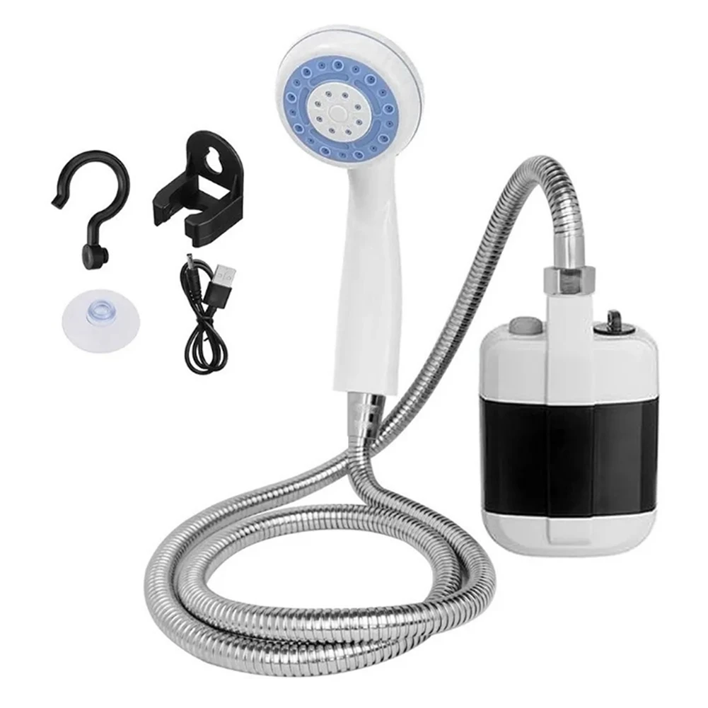 AA94-RV Portable Shower Camping Outdoor Handheld Electric Shower Rechargeable Camping