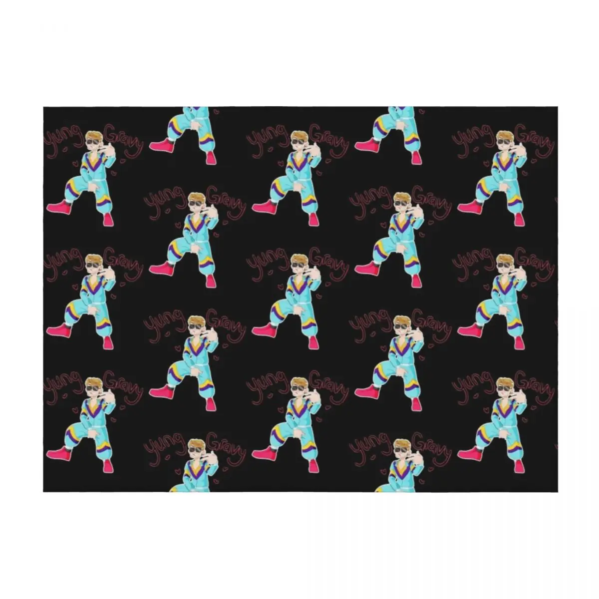 

raper dancing Throw Blanket Single Giant Sofa for winter Moving Blankets