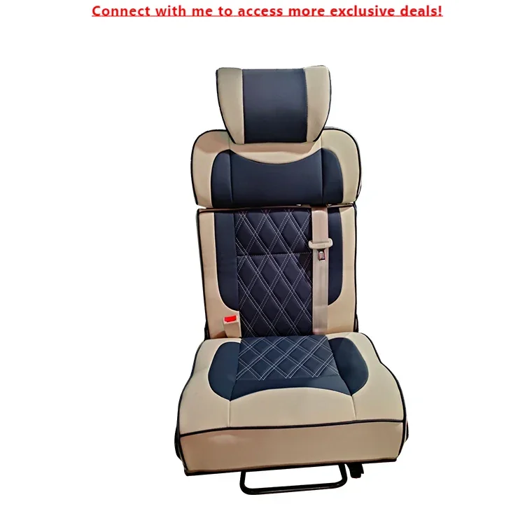 

Multi-functional Business Style Changeover Seat 360 Swivel Car Seats For MPV RV Camper Van Conversion Folding Seat Bed