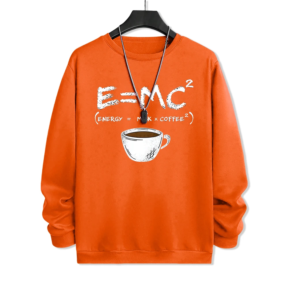 Energy Milk Coffee Fun Formula Hoodie Men Cartoons Pullover Casual Fleece Comics Sweatshirt Loose Crewneck Sleeve Mens Hoody