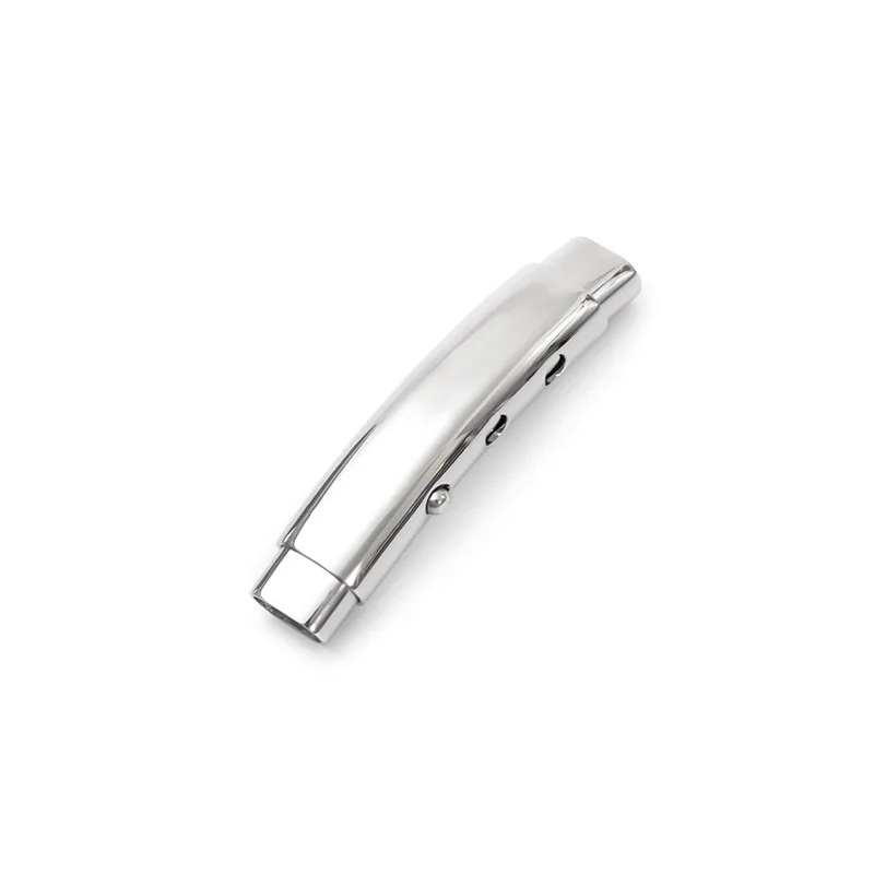5Pcs Adjustable Stainless Steel Bayonet Clasps 3mm 4mm 5mm 6mm for DIY Leather Cord Bracelet Buckle Jewelry Making Supplies