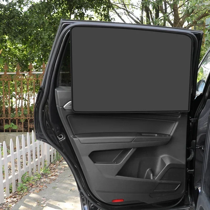 Magnetic Car Sunshade Side Window Cover Sun Visor Summer Protection Window Curtain Cover for Front Rear Auto Accessories