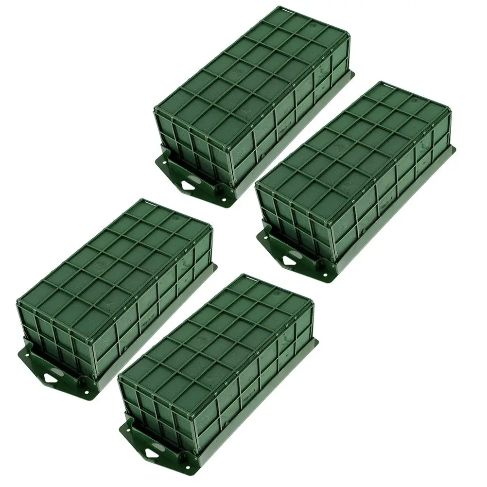 

Набор из 4 прямоугольных флористических пенок для долговечных цветочных композиций, пенокоры для DIY-декора, пенокоры-клетки для свадебных и праздничных украшений