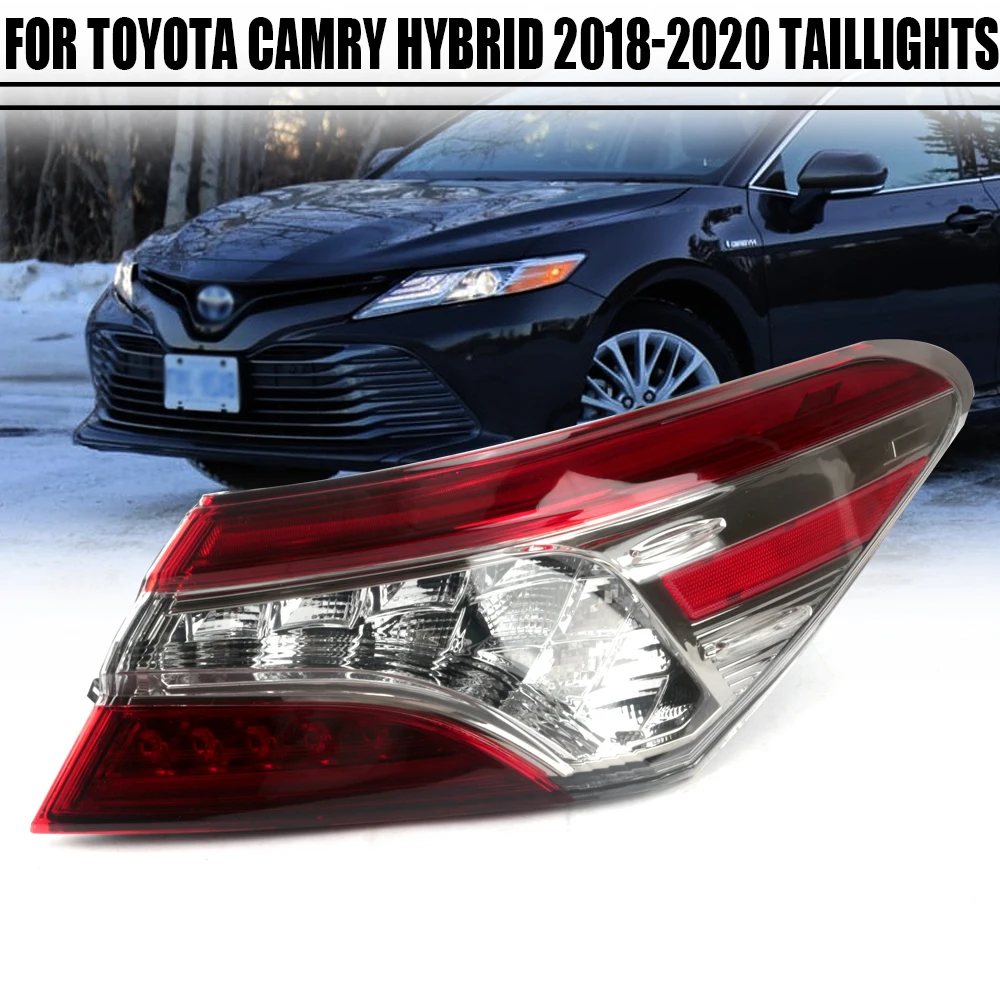 Left/Right Side Tail Lamp For Toyota Camry Hybrid 2018 2019 2020 Rear Tail Light  Brake Lamp with