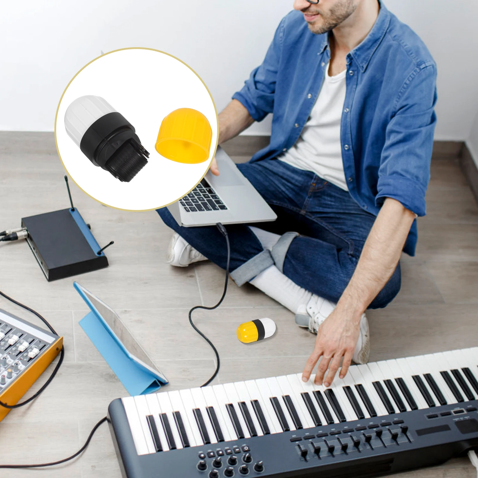 

Music Score Seal Rolling Stamp for Writing Lines Practice Tools Plastic Accessories