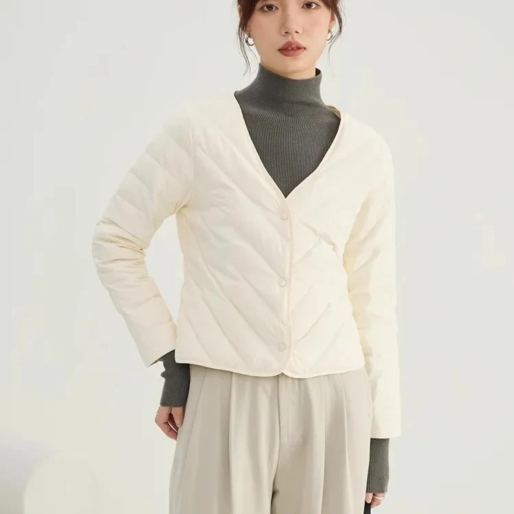 خفيفة الوزن Fce Jaet المرأة الخريف الشتاء جديد Sle ort الدافئة سليم صالح قاعدة طبقة القطن معطف مبطّن ألياف البوليستر #3