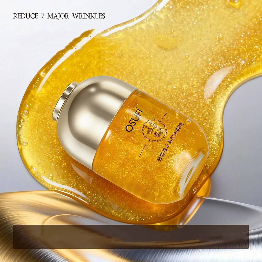 OSUFI-crema de belleza con perlas de cristal de hinojo marino, crema facial hidratante, Cosméticos coreanos, crema de rejuvenecimiento para el cuidado de la piel facial