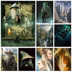 For The Lord of the Rings Diamond Painting Kit Movies Posters Diy Diamond Embroidery Mosaic Oil Painting Hand Gift Home Decor