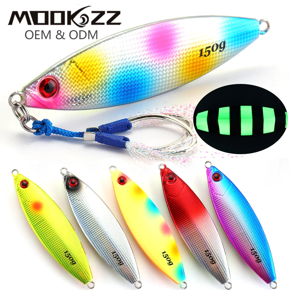 MOOKZZ New Arrieve Slow Jigjing   Fishing Lure 120g 150g 200g