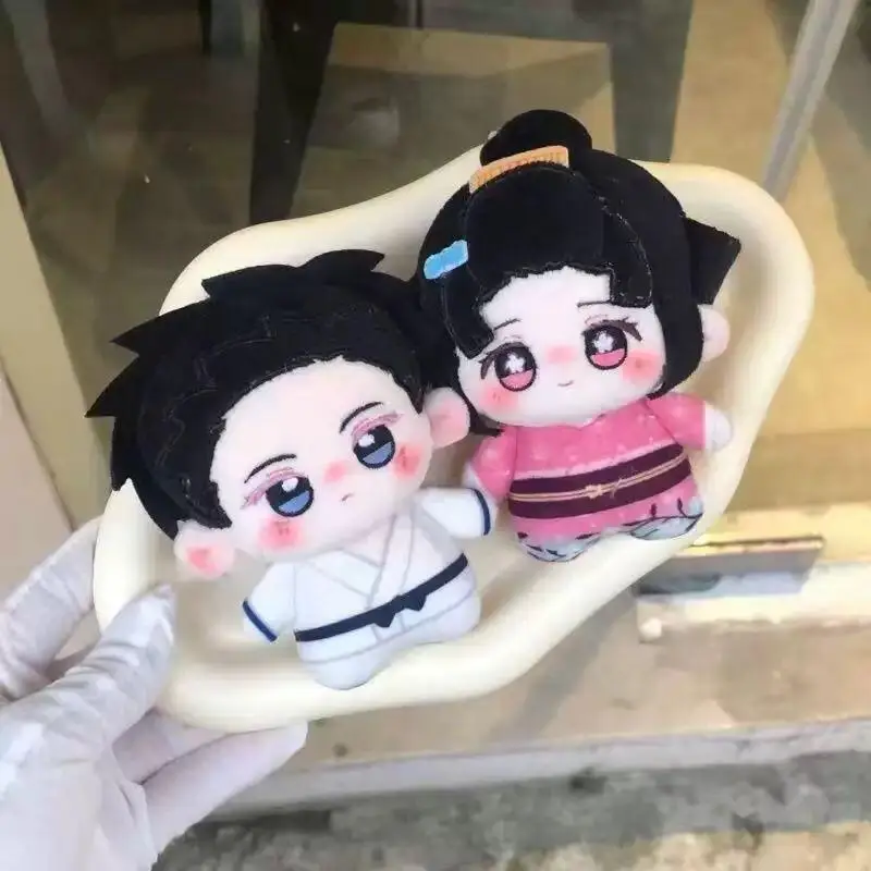 Japanese Anime Demon Slayer Q Version Standing Posture Pocket Plush Doll Transparent Backpack Decoration Friend's Birthday Gift