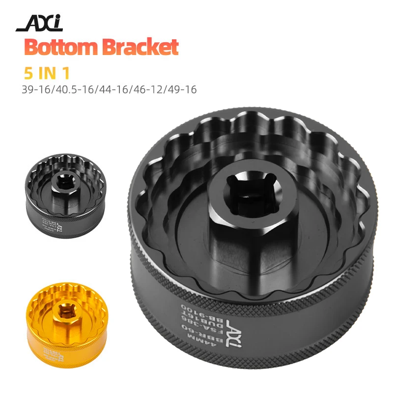 5 in 1 Bottom Bracket Remover Tool 39 40.5 44 46 49mm Bottom Bracket Installation Repair Wrench BBR60 BB9100 FSA386 Removal Tool