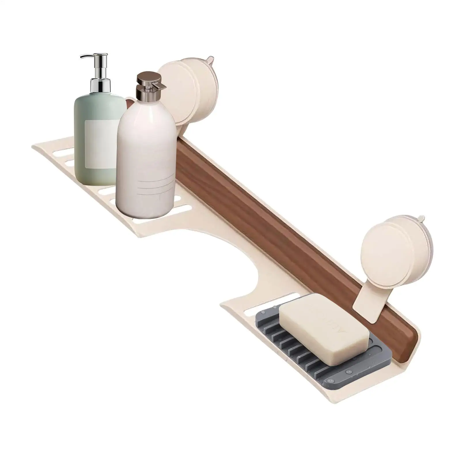 

Полка для ванной комнаты, органайзер на присоске, полка для раковины в ванной комнате, над смесителем без сверления, стеллаж для хранения крана для кисточки, расчески для макияжа