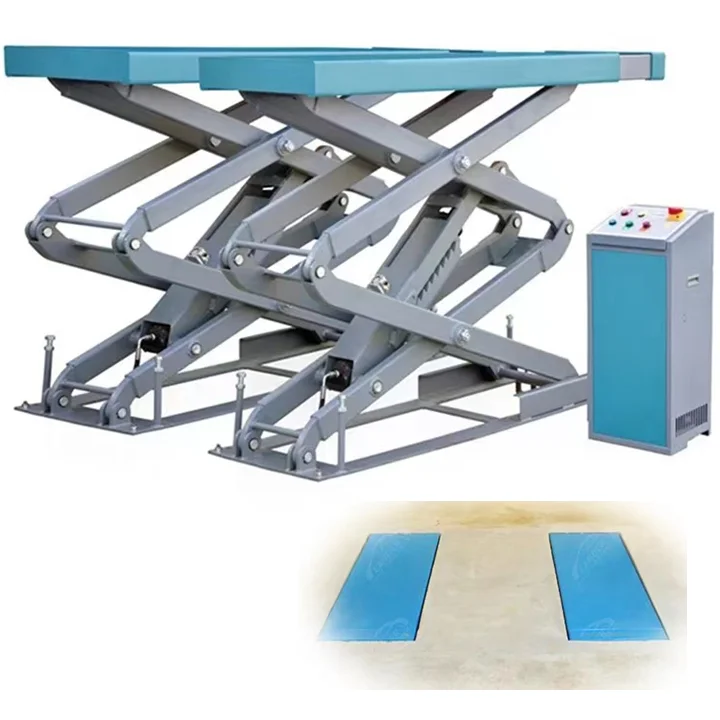 Car Repair machine 3500KG 1800mm Scissor Car lift Workshop In-ground Scissor lift platform Scissor car lift