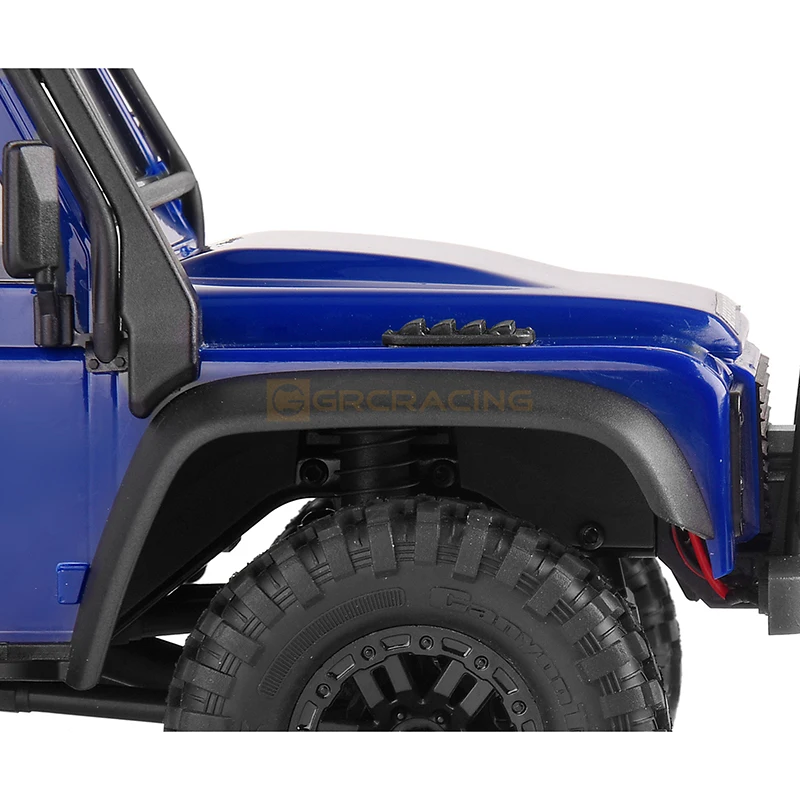 TRX4M Simulation Cover Air Intake Grille No Need To Drill Holes for 1/18 RC Crawler Car Traxxas TRX4-M Defender Upgrade Parts