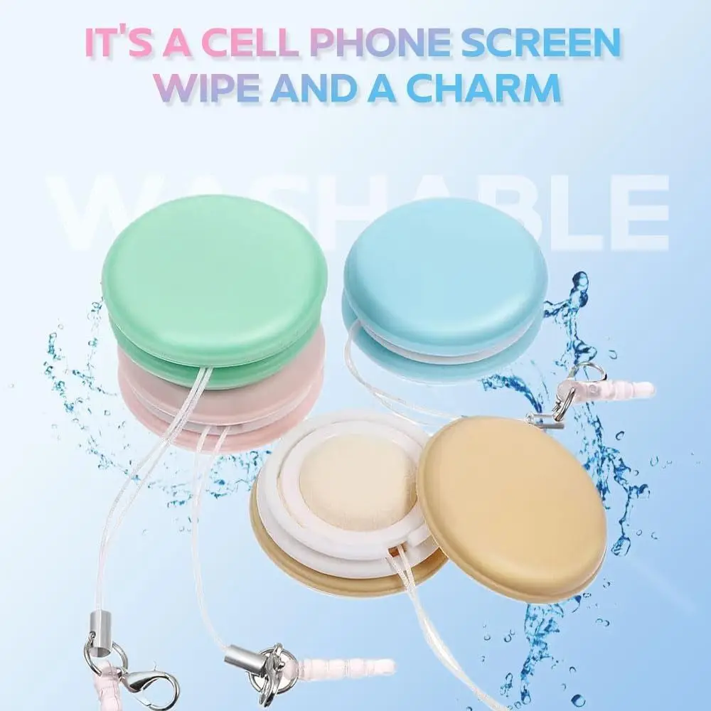 Phone Cleaner Macaron Phone Screen Cleaner Screen Repair Tool Sponge Cleaning Tool Macaron Screen Glass Cleaner