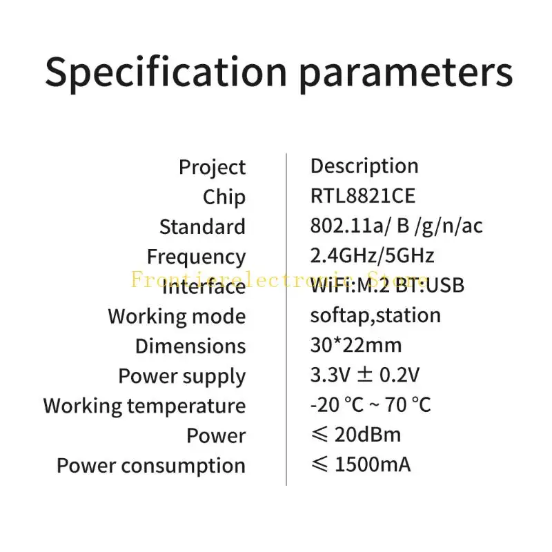 G8DB RTL8821ce WiFi Card Adattatore networking wireless M.2 slot 2,4 GHz 5GHz 600 MBPS