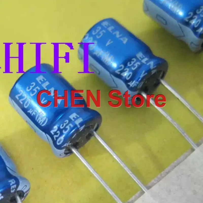 

20PCS/lot original ELNA RE3 35V220UF 8X12MM 85C 220UF 35V electrolytic capacitor free shipping