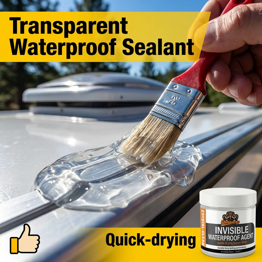 Ultra Strong Clear Waterproof Coating Sealant Adhesive Home Roof RV Leak Repair Tool