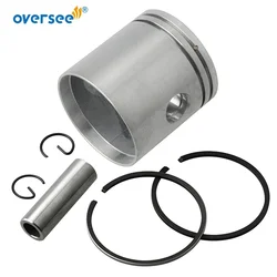 Oversee 6L5-11631-00 Piston Set (STD) For Yamaha 3HP Outboard engine boat Motor brand new aftermarket part