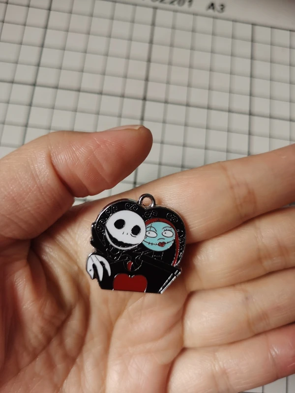 

50PCS cartoon Nightmare Before Christmas Pendant DIY Jewelry Necklace Earrings Bracelet Jewelry Earring Charms