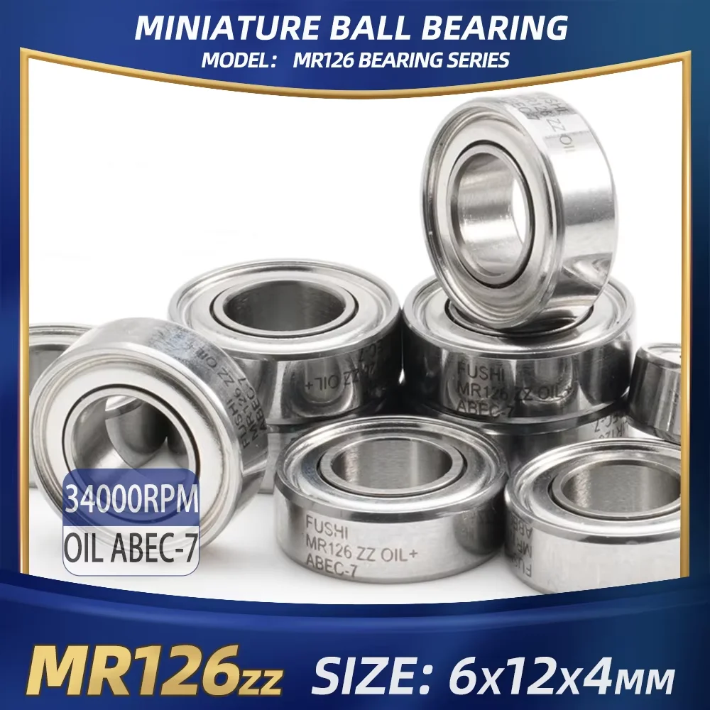 Elektrikli tırnak matkap makinesi MR148zz MR126zz MR106zz MR104zz 623zz 693zz 684zz MR128zz 10 adet diş kolu bilyalı rulmanlar