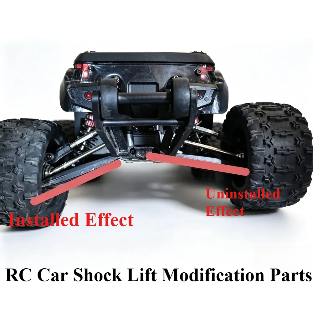 For MJX 10208 TPU Suspension Riser Kit High Toughness Boosts Ground Clearance 1/10 RC Monster Truck Mod Parts