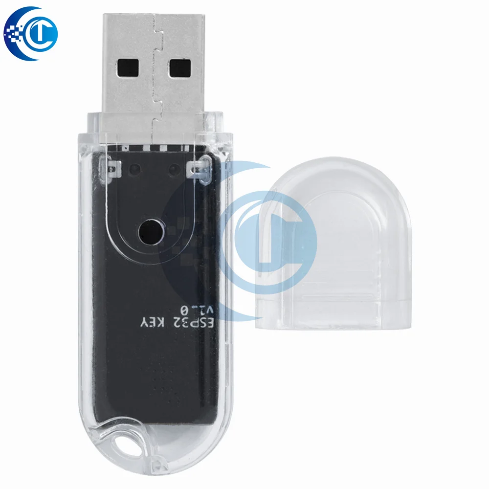 ESP32 Development Board with WIFI & BT Module-USB Dongle Hardware Key Function, 4MB Flash, CH343P,MINI USB Flash Disk Tools