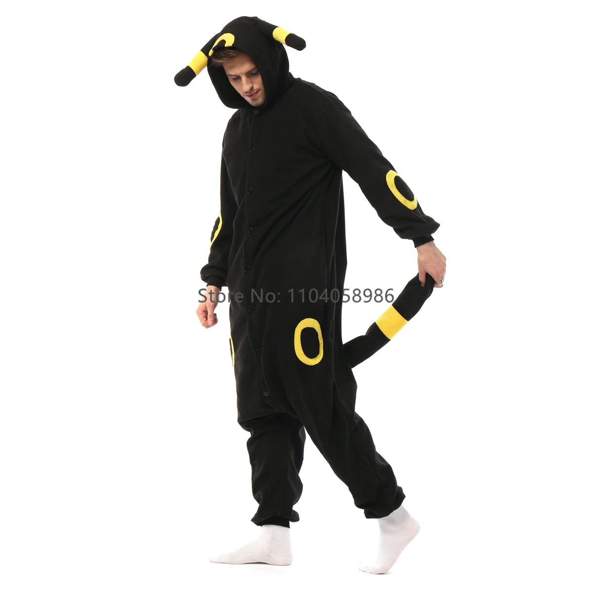 Kigurumi Costume Halloween Onesie Yellow Blue Circle For Women Men Adult Kids Pyjamas Cartoon Pajama Cosplay Party Homewear