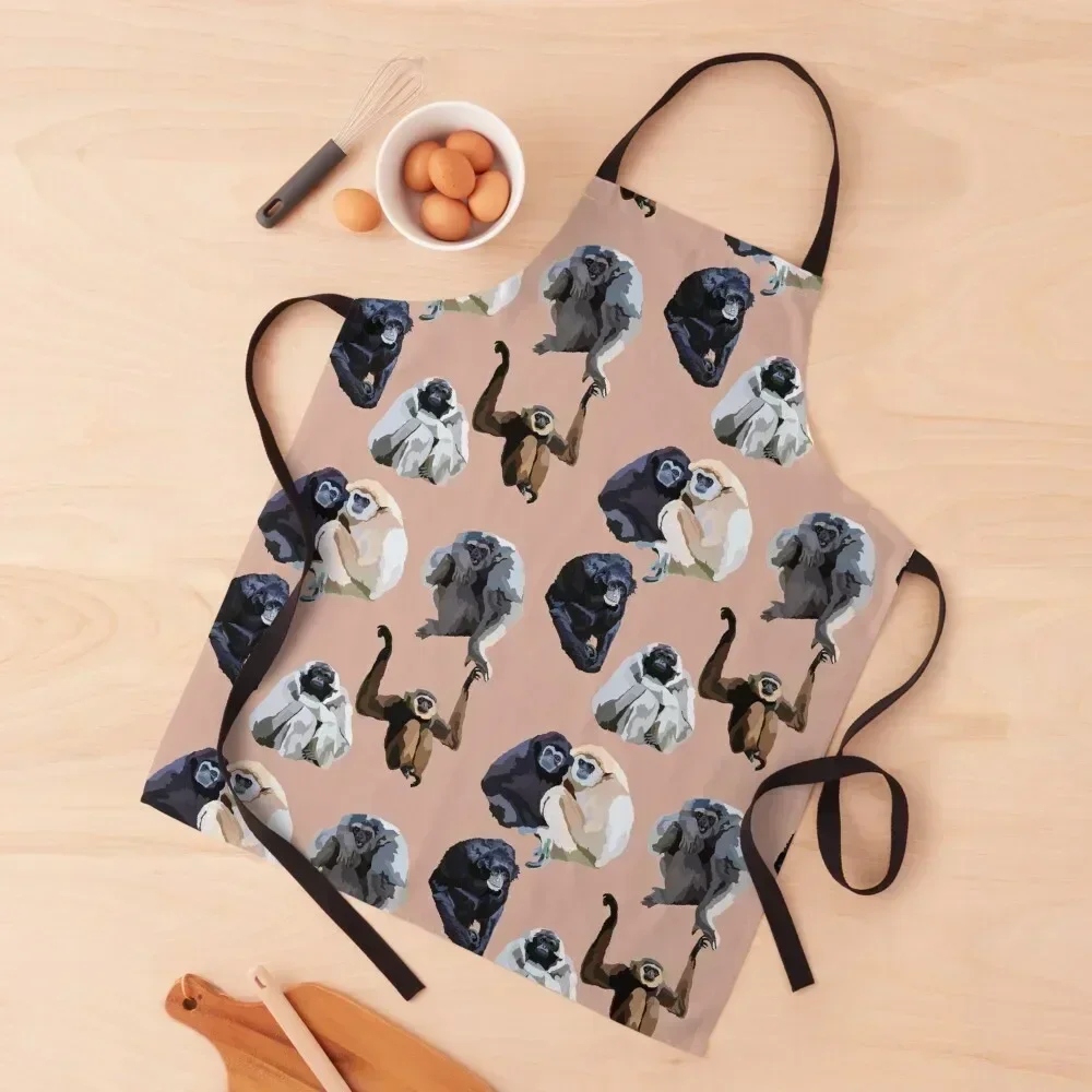 

Mixed Gibbon Apron Kitchen Front Women Kitchen'S Womens Dresses household woman Apron