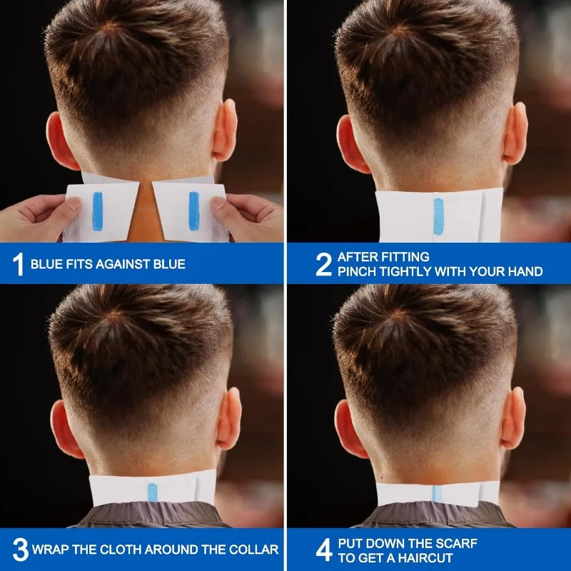 1/5roll Disposable Barber Paper Neck Strips Barber Professional Barber Supplies Stretchy Paper Neck Strips Salon Haircut Styling