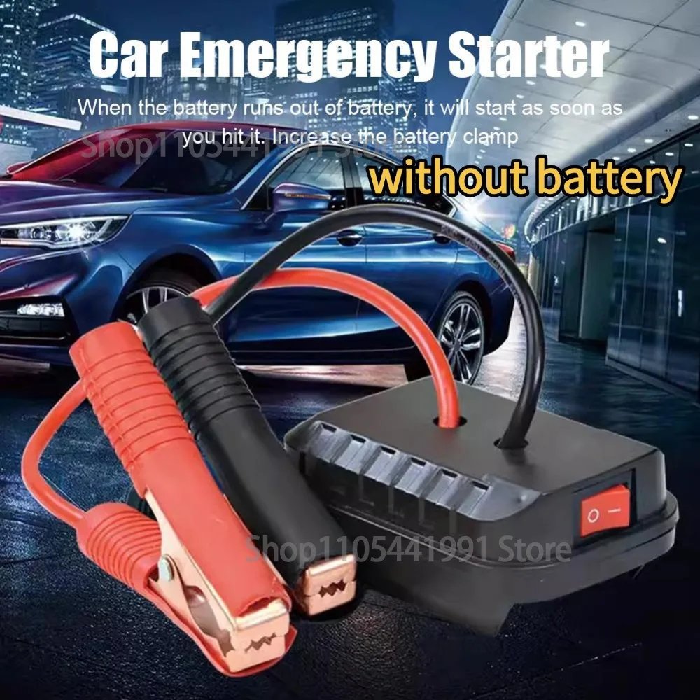 Car Lithium Battery Converter Charger Clip Auto Igniter Jump Starter For Makita Booster Cable Adapter Emergency Power DIY Tools