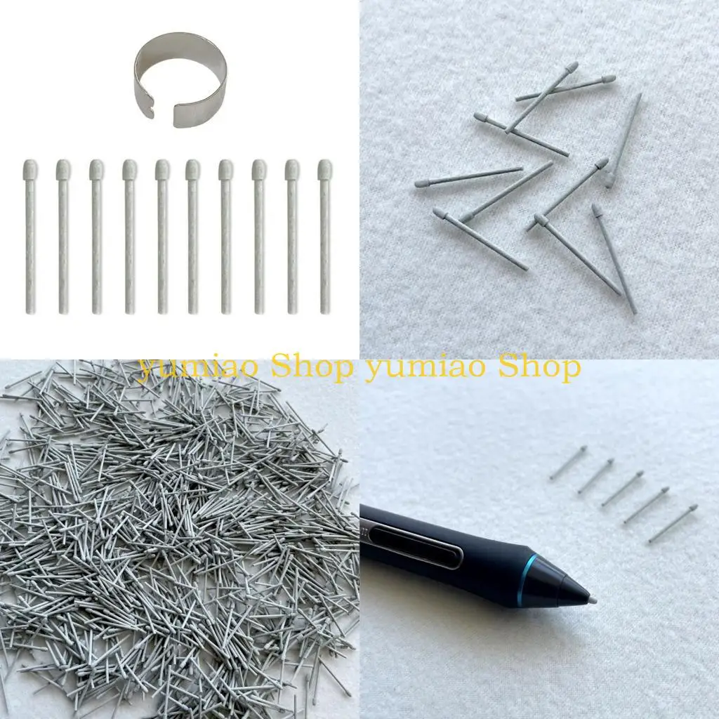 

587B, 10 шт./упак., мягкие на ощупь фетры, стилусы с зажимом для ручки PTH460 PTH660, точность рисования на графических