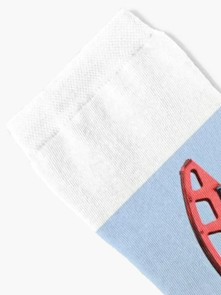 Pump jack on field oil industry Socks new in's winter thermal Toe sports anime Women's Socks Men's